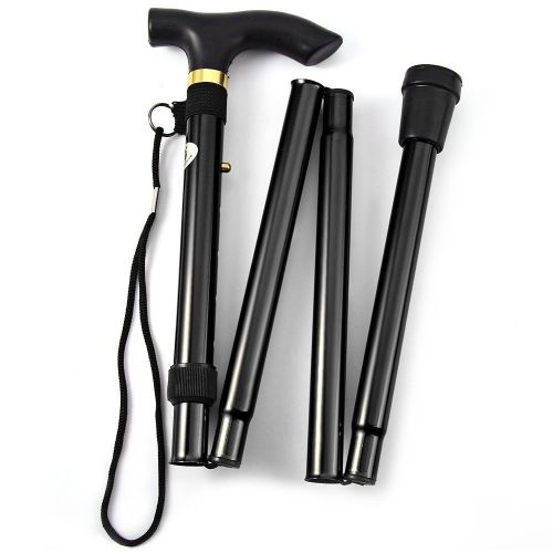 Foldable Walking Stick (Black)