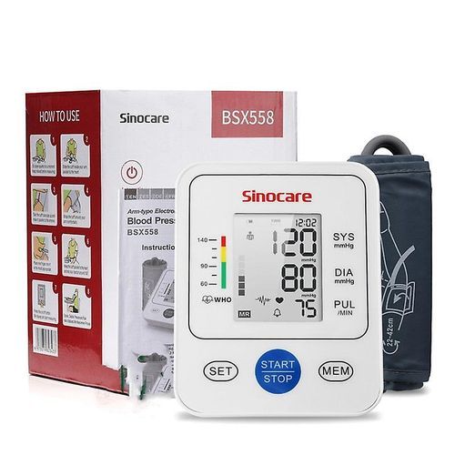 SinoCare BSK-553 Digital Blood Pressure Monitor(White)