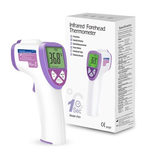 Infrared GCF-101 Forehead Thermometer (White/Purple)