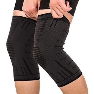 Elastic Compression Knee Sleeve Brace(Black)