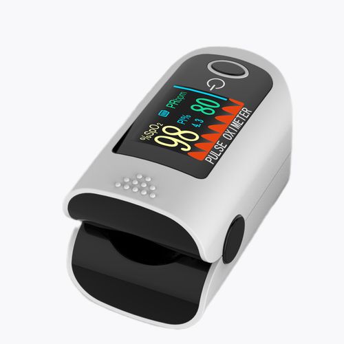 Battery Powered X1805 Fingertip Oximeter(Silver Grey/Black)