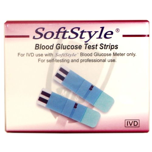 Softstyle Blood Glucose Test Strips(50Pcs)