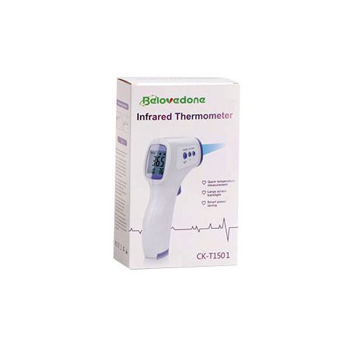 Belovedone CK-T1501 Infrared Thermometer (White/Purple)