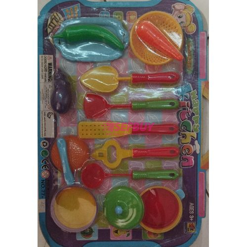 Happy Kitchen Cooking Toy Set (Multicolor)