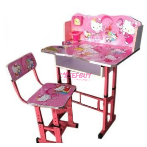 The Maark Children's Study Table Set(Pink)