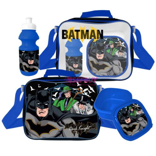 DC Comics Batman Lunch Bag Set (3 Pieces)