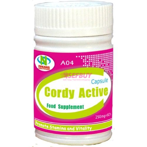 Fukang Cordy Active 60 Capsules (250mg)