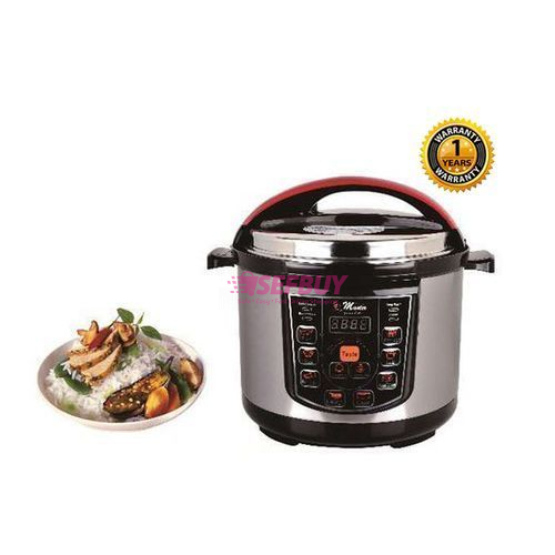 ElectroMaster EM-MPC-1046 5.0L 1600W Pressure Cooker(Grey/Black)