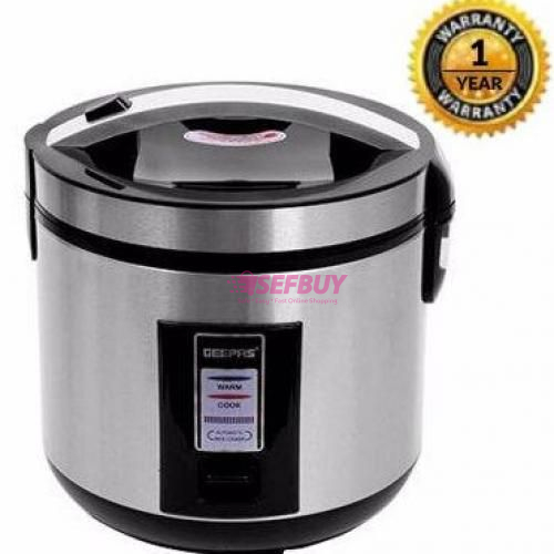 Geepas GRC-4330 1.8 Litres Rice Cooker(Silver)