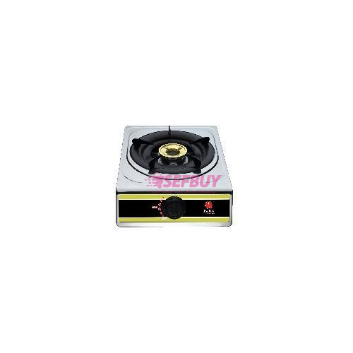 Iqra IQ-GS1-BSS Gas Burner Stove (Silver)