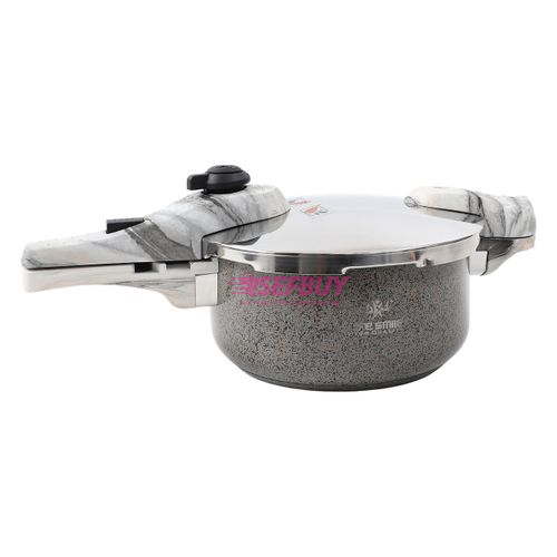 Life Smile 4L Pressure Cooker(Granite Grey)