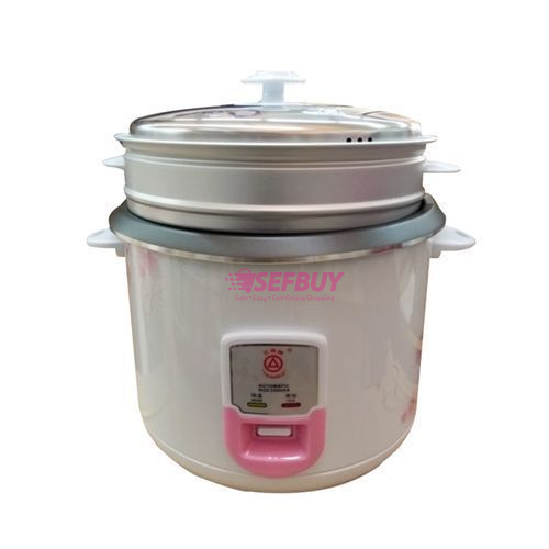 Triangle 5.0L Electric Rice Cooker (Cream/Pink)