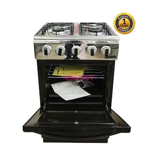 BlueFlame Spark P5031E-B 4 Burner Full Size Cooker (Black)