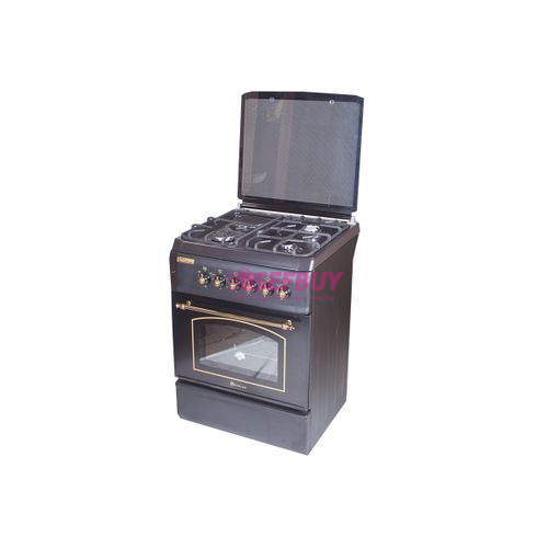 BlueFlame T6031-ERF-B 4 Burner Full Size Cooker (Black).