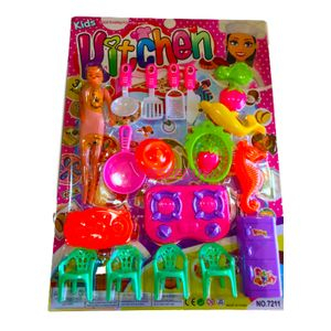 Kids Kitchen Toy Set(Multicolor)