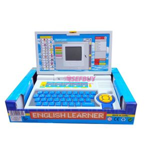 English Learner 20 Activities Toy Laptop(Blue)