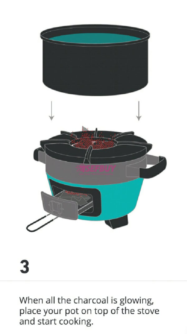 Biolite JikoMalkia Clean Burning Charcoal Stove - Image 9