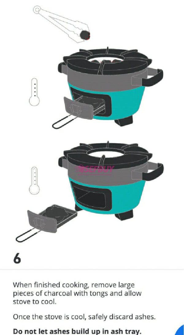 Biolite JikoMalkia Clean Burning Charcoal Stove - Image 12