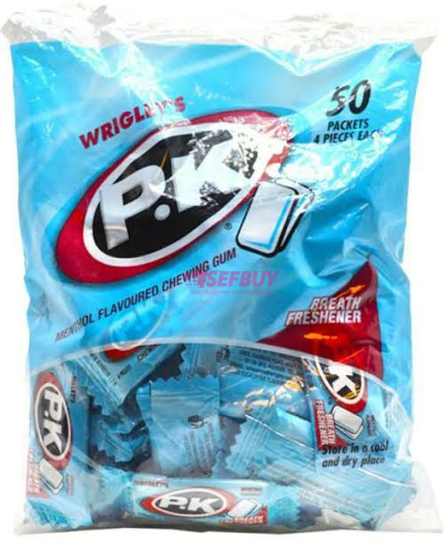 Wrigleys PK Chewing Gum-Blue