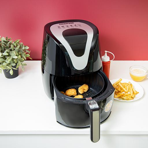 Geepas GAF37501 1500W Digital Air Fryer 3.5L- Hot Air Circulation Technology for Oil Free Low Fat Dry Fry Cooking Healthy Food - Non-Stick Basket, Dishwasher Safe, Overheat Protection | 2 Years Warranty - Image 6