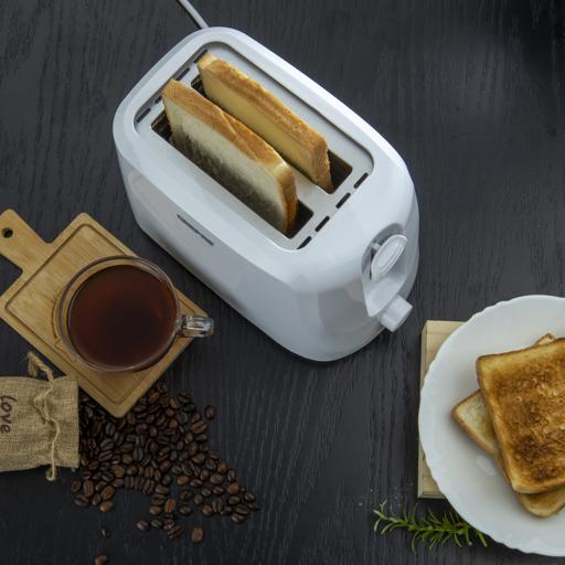 Geepas GBT36515 2 Slice Bread Toaster - Removable Crumb Tray| One Touch Cancel Button | 6 Browning Setting Control| Ideal for Home, Hotels, Restaurants, Canteens - Image 10