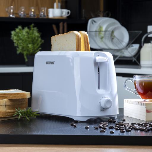 Geepas GBT36515 2 Slice Bread Toaster - Removable Crumb Tray| One Touch Cancel Button | 6 Browning Setting Control| Ideal for Home, Hotels, Restaurants, Canteens - Image 9