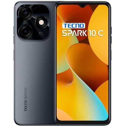 Tecno Spark 10C 6.6" 8GB RAM 128GB ROM 16MP 5000mAh - Black