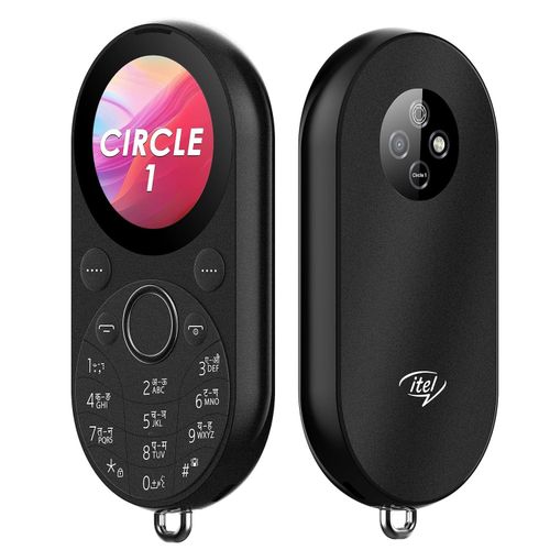 Itel Circle 1 - 1.32" 32MB RAM 32MB ROM 0.03MP 500mAh - Black - Image 3