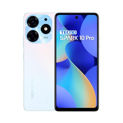 Tecno Spark 10 Pro 6.8" 8GB RAM 256GB ROM 50MP 5000mAh - White