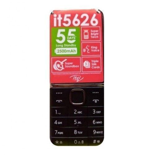 Itel 5626, 2.8", Triple SIM, Super Soundbox, 2500mAh - Black - Image 2