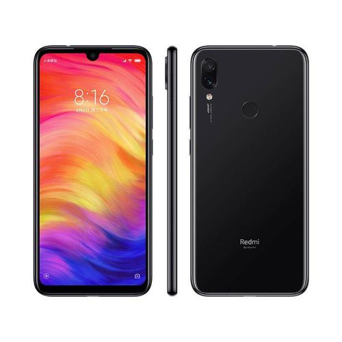 Xia0mi Redmi Note 7 4+64GB 48MP Camera Global Official Version Smart Phone Black - Image 3