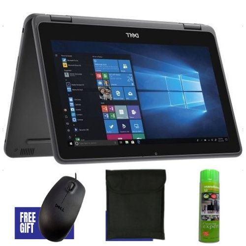 DELL Refurbished 3189/3190,Pentium,4GB RAM,128GB SSD,11" Touch With Mouse, Pouch & Foam Cleaner - Grey (6MTHS WRTY)