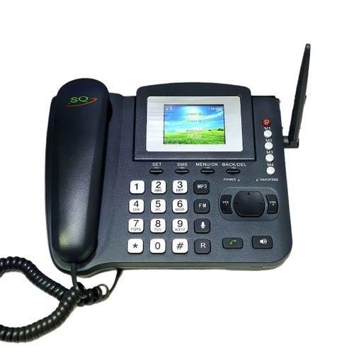 SQ LS-980 Dual Sim Gsm Wireless Landline Desktop Phone - Black