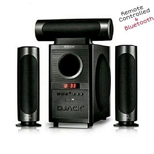 Djack AC&DC 903 Bluetooth Multimedia Speaker With FM Radio, USB & SD Ports - Black