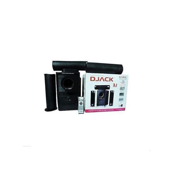 Djack Bluetooth Home Theatre Multimedia Speaker System With FM Radio - Black