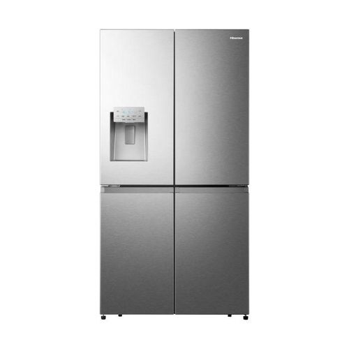 Hisense 720L Side By Side 4 Door Water And Ice Dispenser - Silver