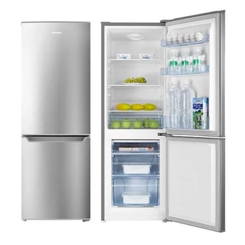 Hisense 231 Liters Double Door Refrigerator (Defrost) RB231D4S - Silver 3Years Warranty